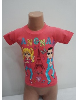 Baskılı  Kız Çocuk T-Shirt 